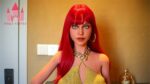 Dora - E-cup Redhair Tall Big Boobs Sex Doll - 170cm/5ft7