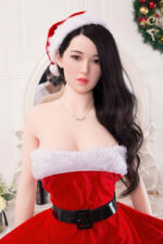 Jayleen - Asian Face Medium Breast Silicone Head Christmas Sex Doll - 164cm/5ft5