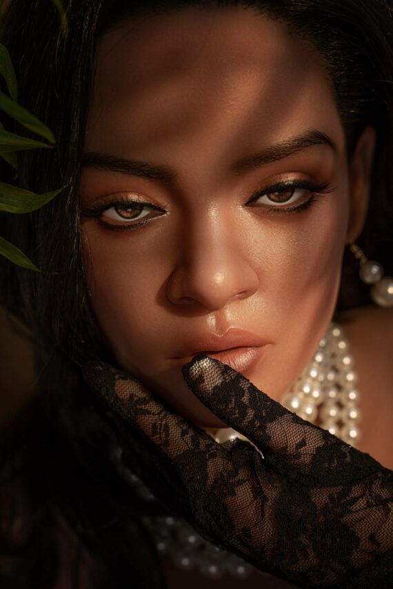 Rihanna - Black Sexy Beauty Sex Doll with Silicone head - 166cm/5ft5