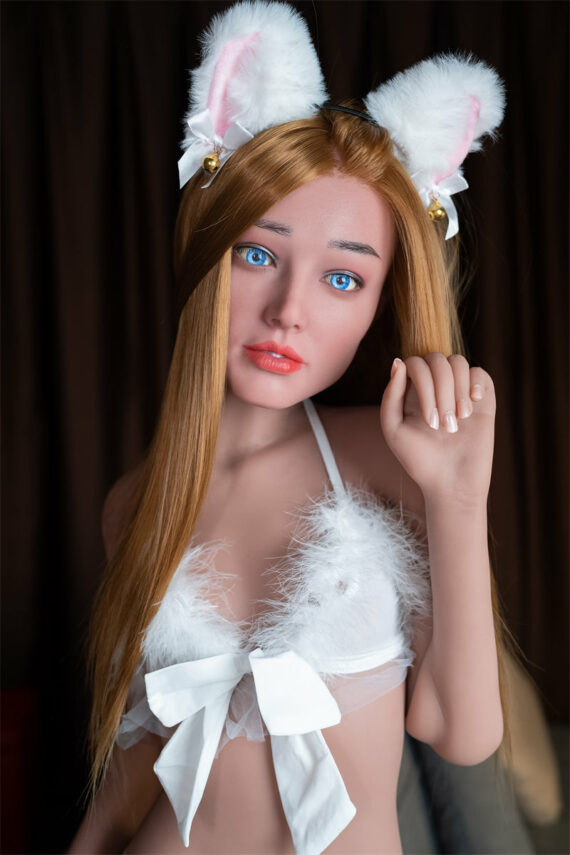 Aliza - Bunny Ears Girl Sex Doll with Silicone Head - 157cm/5ft2