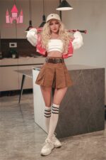 Acacia - B-cup Blonde Skinny Small Boobs Sex Doll - 163cm/5ft4