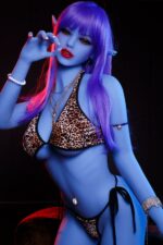 Elisabeth - Elf Blue Skin Real Sex Doll - 158cm/5ft2