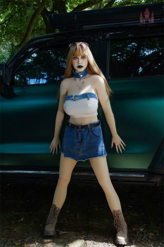 Yaquelin - F-cup 2024 Special Blue Makeup Sex Doll - 165cm/5ft5