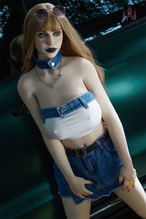 Yaquelin - F-cup 2024 Special Blue Makeup Sex Doll - 165cm/5ft5