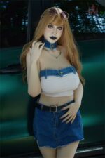 Yaquelin - F-cup 2024 Special Blue Makeup Sex Doll - 165cm/5ft5