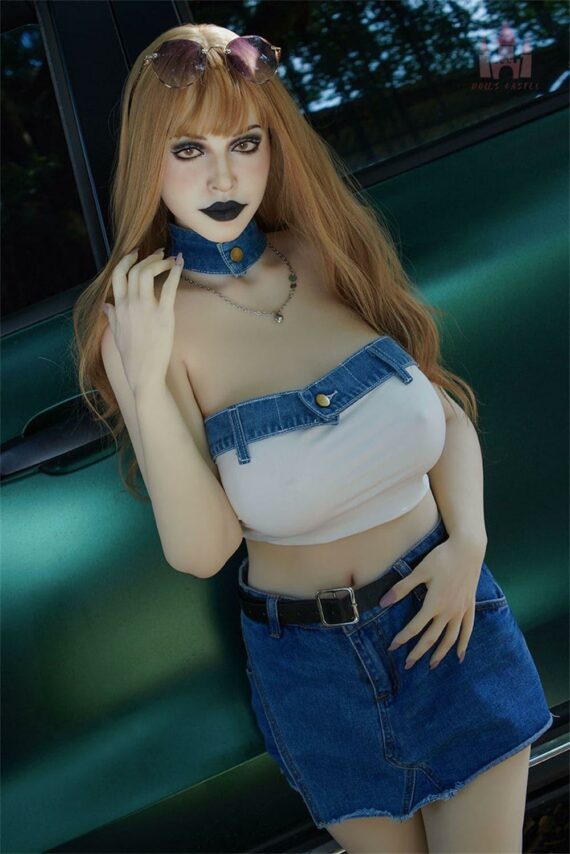 Yaquelin - F-cup 2024 Special Blue Makeup Sex Doll - 165cm/5ft5