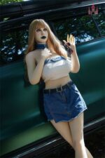 Yaquelin - F-cup 2024 Special Blue Makeup Sex Doll - 165cm/5ft5