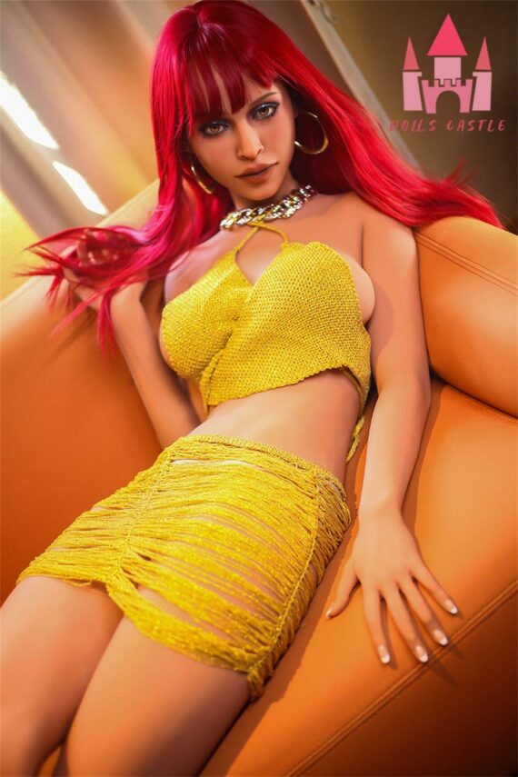 Dora - E-cup Redhair Tall Big Boobs Sex Doll - 170cm/5ft7