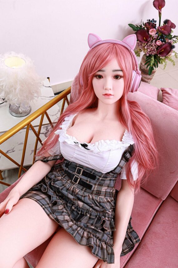 Carola - Pink Hair Full Silicone Sex Doll - 163cm/5ft4