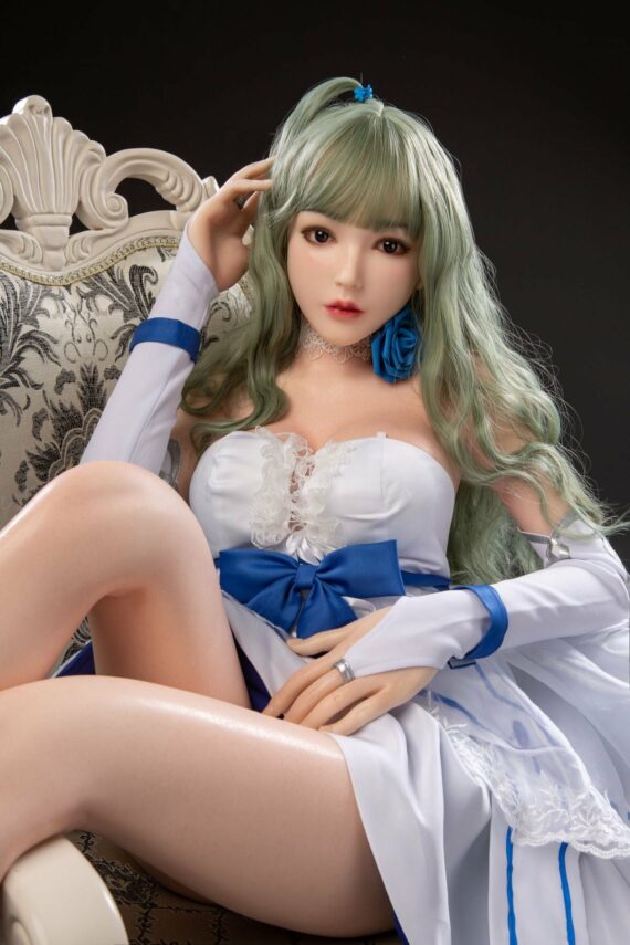 Hikari - Green Hair Full Silicone Sex Doll - 165cm/5ft5