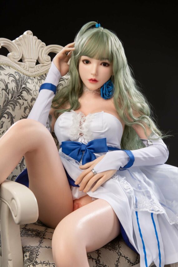 Hikari - Green Hair Full Silicone Sex Doll - 165cm/5ft5