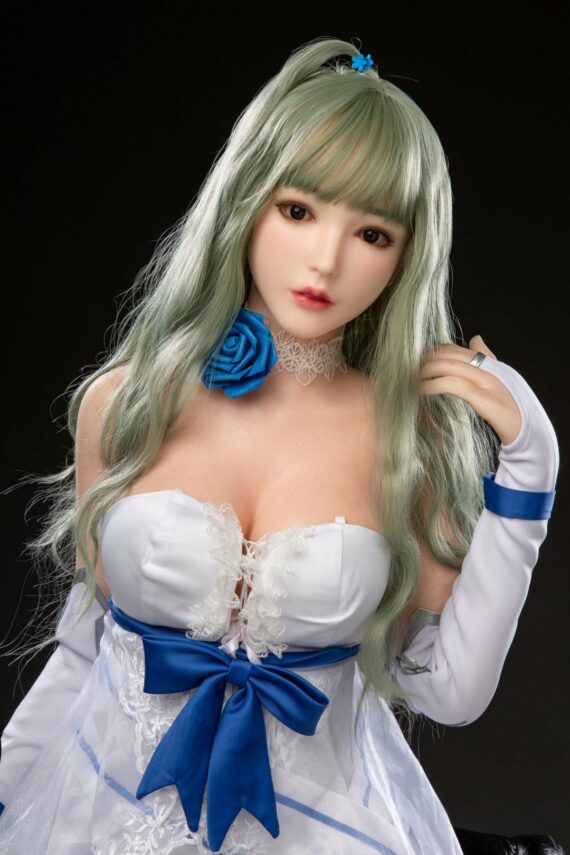 Hikari - Green Hair Full Silicone Sex Doll - 165cm/5ft5