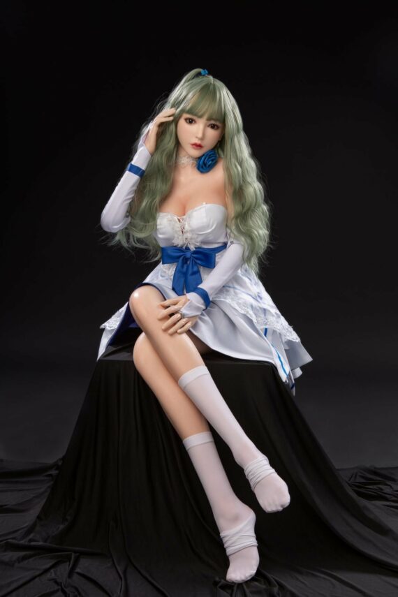 Hikari - Green Hair Full Silicone Sex Doll - 165cm/5ft5