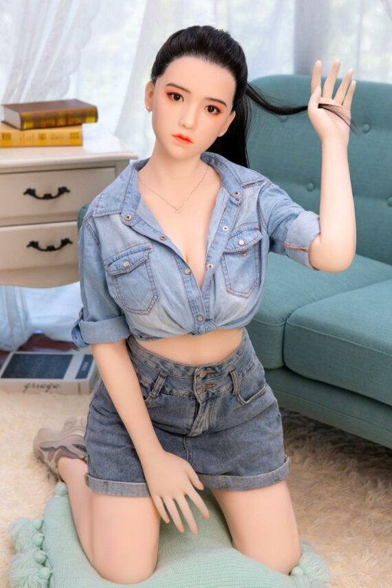 Sueoka - Big Boobs Busty Life-size Silicone Head Sex Doll - 158cm/5ft2