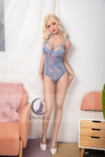 Randi - Big Boobs Blonde Sex Doll With Silicone Head - 160cm/5ft3