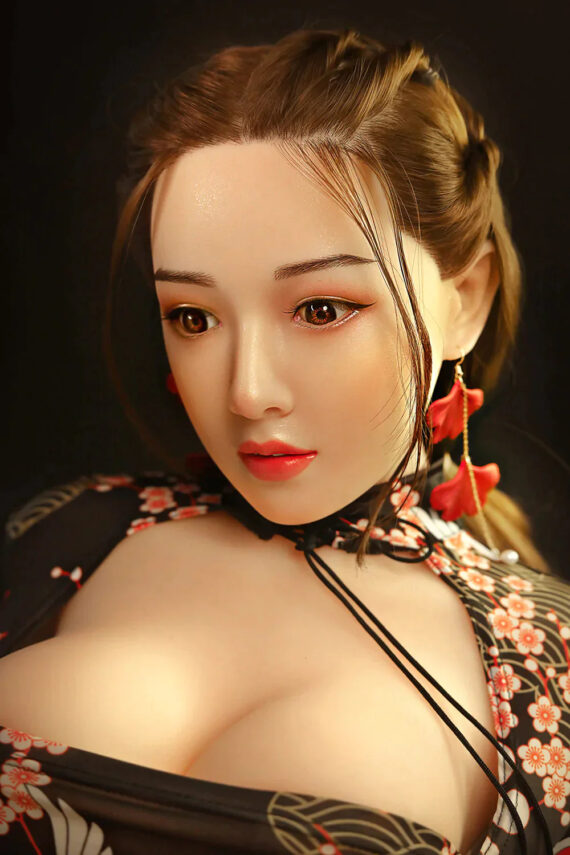 Shay - Small Breast Sex Doll Silicone Head - 158cm/5ft2