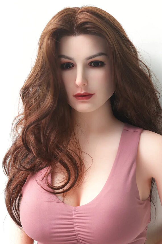 Anne Hathaway - Milf Small Boobs Silicone Head Sex Doll - 165cm/5ft5