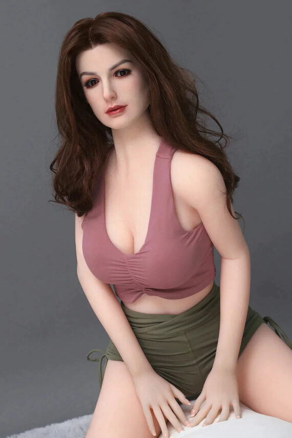 Anne Hathaway - Milf Small Boobs Silicone Head Sex Doll - 165cm/5ft5