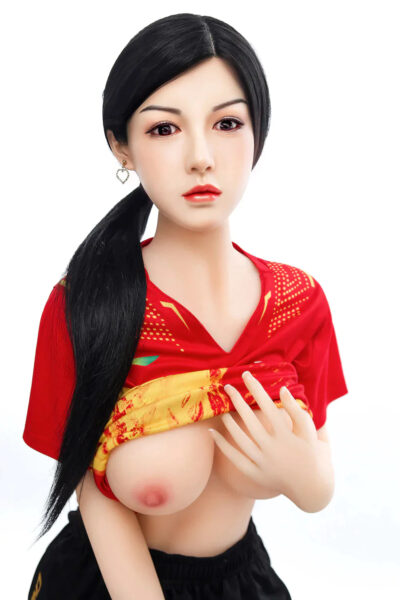 Xiaonuo - Small Tits Sex Doll Silicone Head - 158cm/5ft2