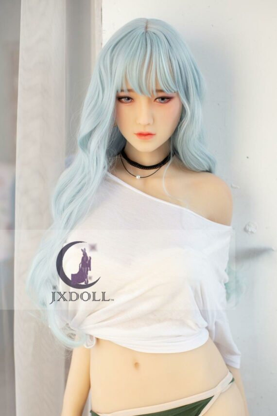 Katlin - Blue Hair Asian Big Boobs Sex Doll - 152cm/5ft - US Stock