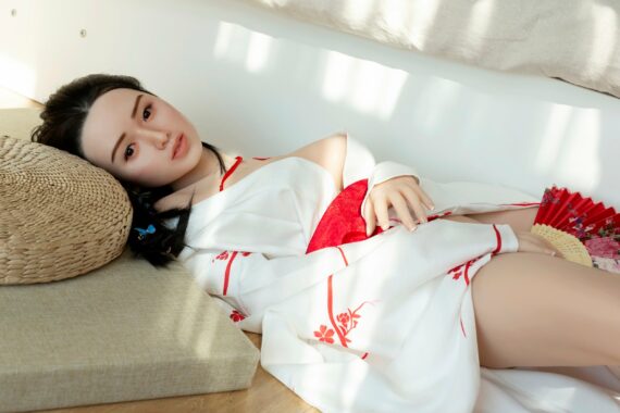 Kurata - Kimono Girl Sex Doll with Silicone Head with Silicone Head - 158cm/5ft2