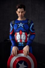 Steve Rogers - America Captain Sex Doll with Silicone Head - 160cm/5ft3