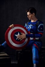 Steve Rogers - America Captain Sex Doll with Silicone Head - 160cm/5ft3