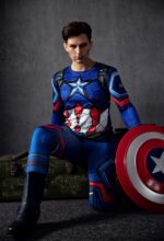 Steve Rogers - America Captain Sex Doll with Silicone Head - 160cm/5ft3