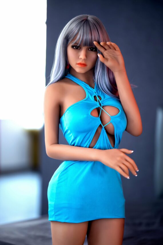 Krystal - Blue Skirt Sex Doll - 158cm/5ft2  - EU Stock