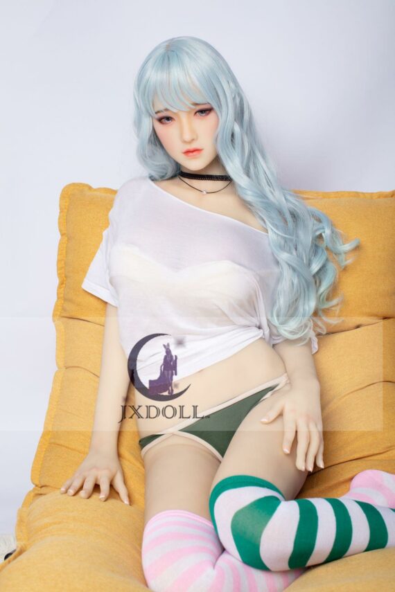 Katlin - Blue Hair Asian Big Boobs Sex Doll - 152cm/5ft - US Stock