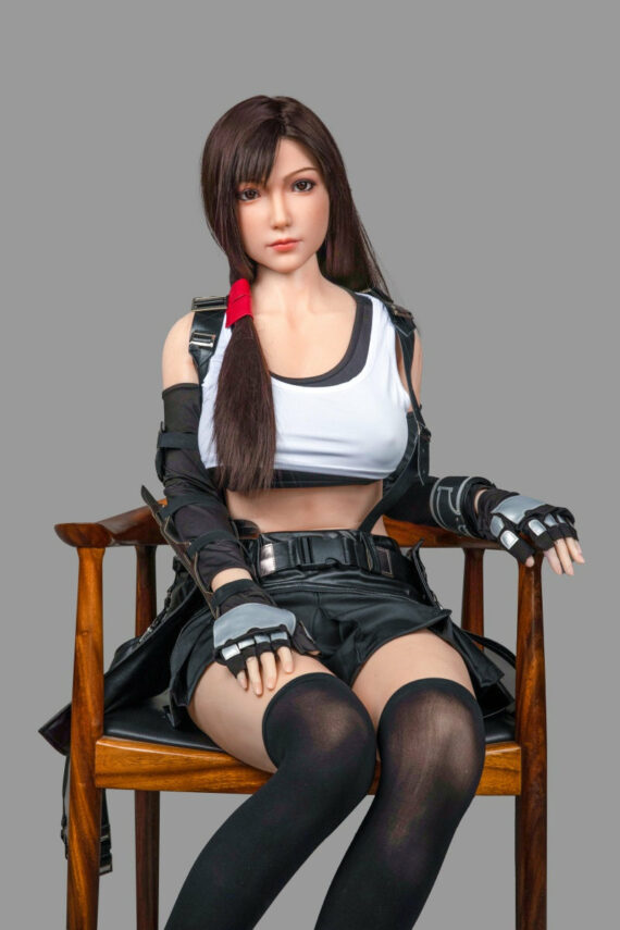 Tifa - Black Hair Anime Final Fantasy Sex Doll With Silicone Head - 160cm/5ft3