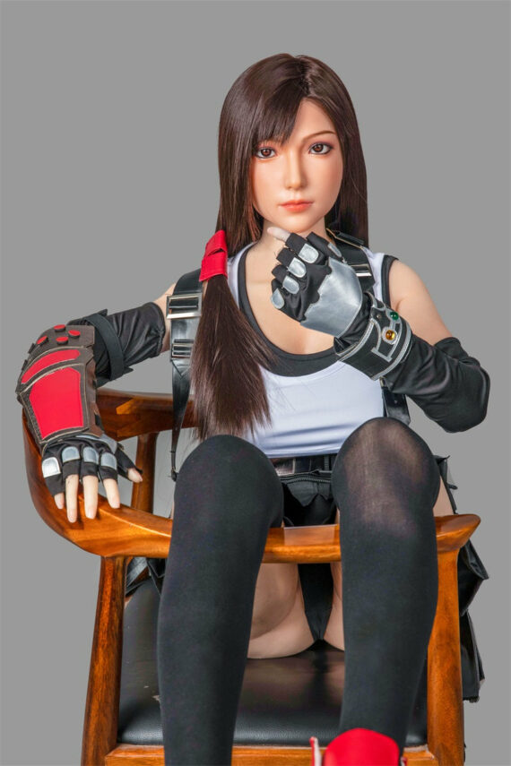 Tifa - Black Hair Anime Final Fantasy Sex Doll With Silicone Head - 160cm/5ft3