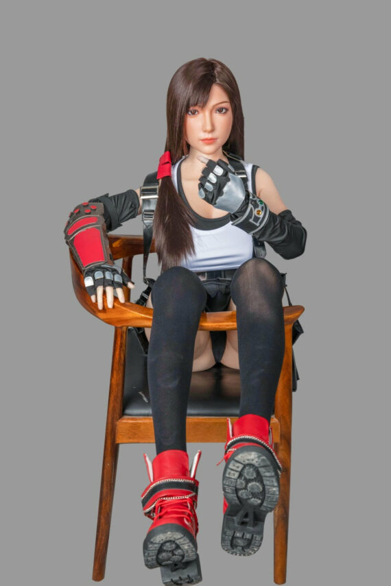 Tifa - Black Hair Anime Final Fantasy Sex Doll With Silicone Head - 160cm/5ft3