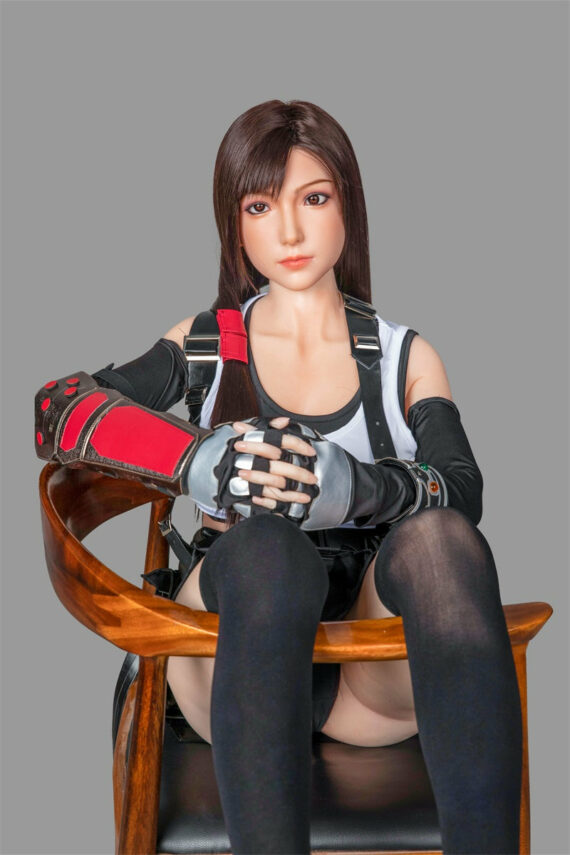 Tifa - Black Hair Anime Final Fantasy Sex Doll With Silicone Head - 160cm/5ft3