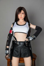 Tifa - Black Hair Anime Final Fantasy Sex Doll With Silicone Head - 160cm/5ft3