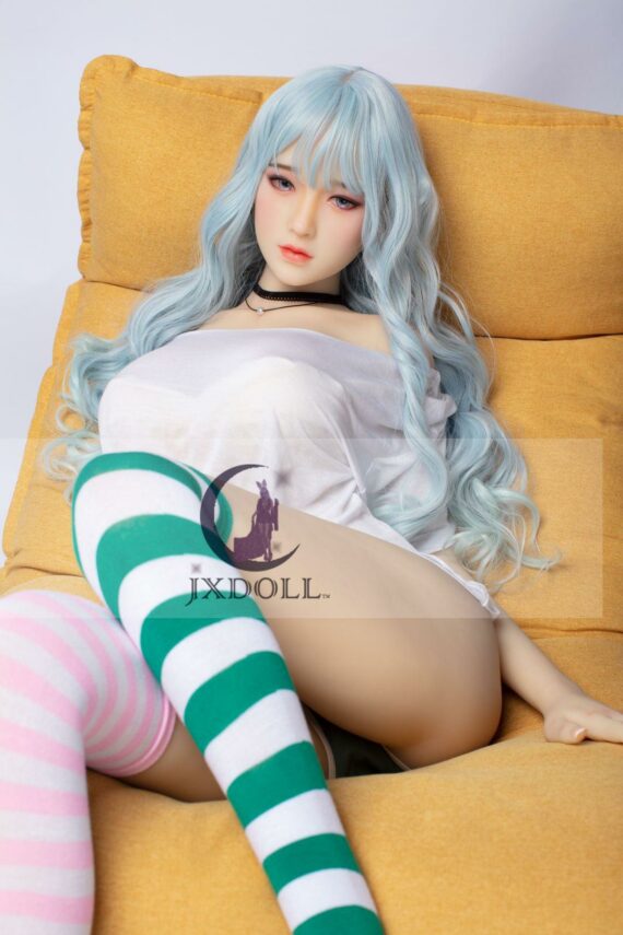 Katlin - Blue Hair Asian Big Boobs Sex Doll - 152cm/5ft - US Stock