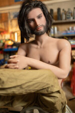 Kadin - Meard Male Sex Doll with Silicone Head - 168cm/5ft6