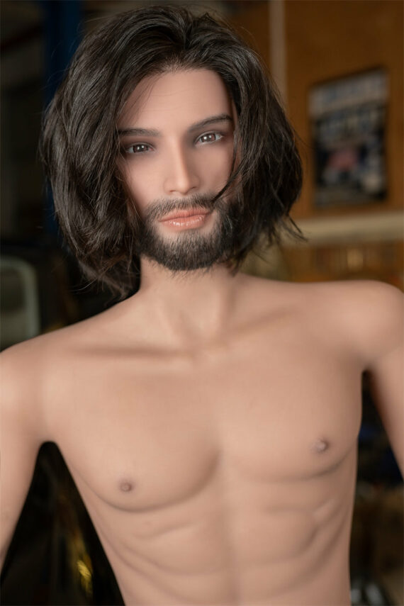 Kadin - Meard Male Sex Doll with Silicone Head - 168cm/5ft6