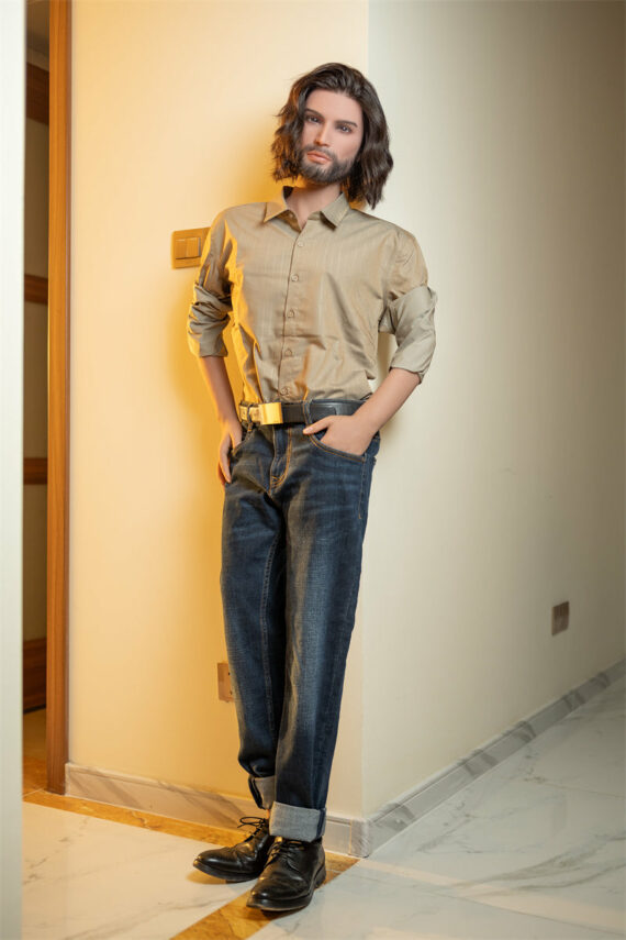 Stanley - Curls Man Sex Doll with Silicone Head - 168cm/5ft6