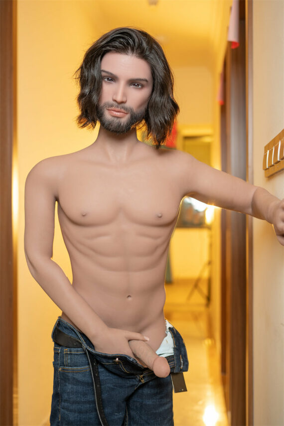 Stanley - Curls Man Sex Doll with Silicone Head - 168cm/5ft6